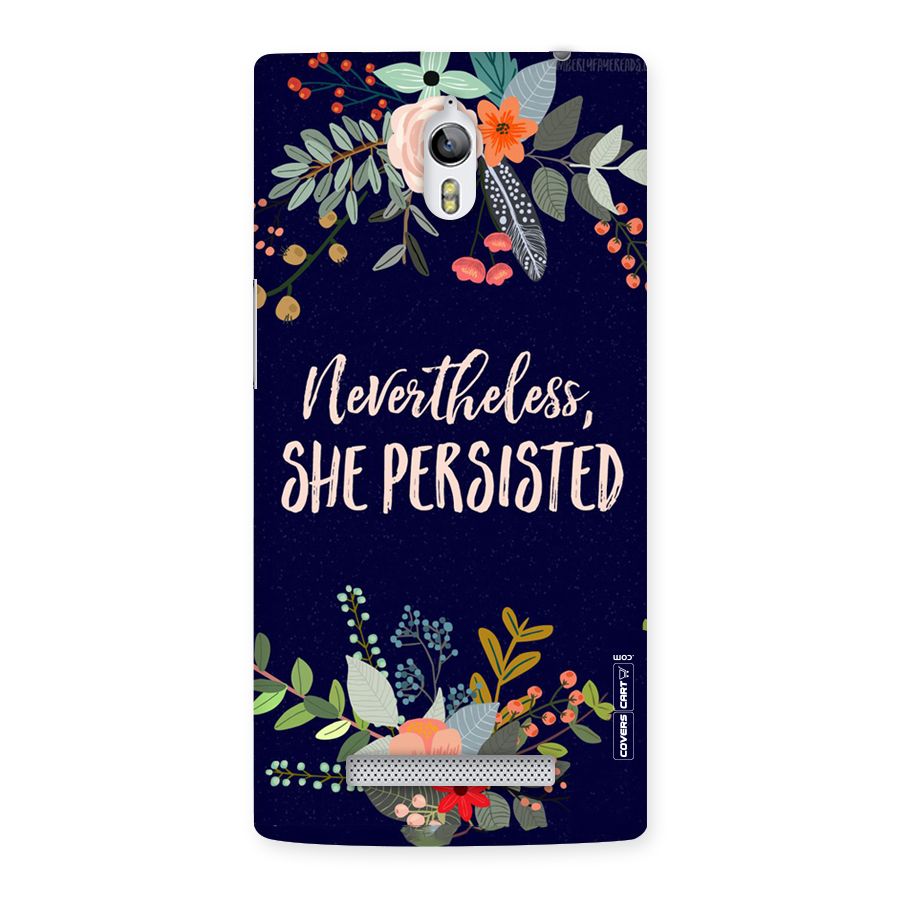 She Persisted Back Case for Oppo Find 7