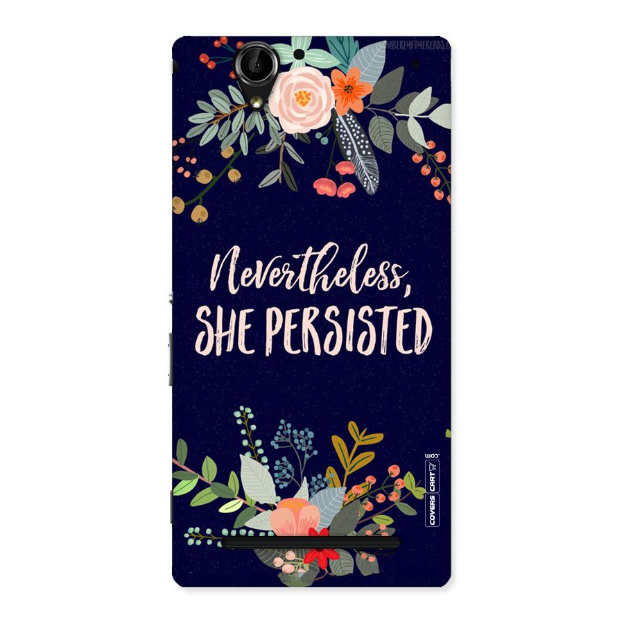 She Persisted Back Case for Sony Xperia T2