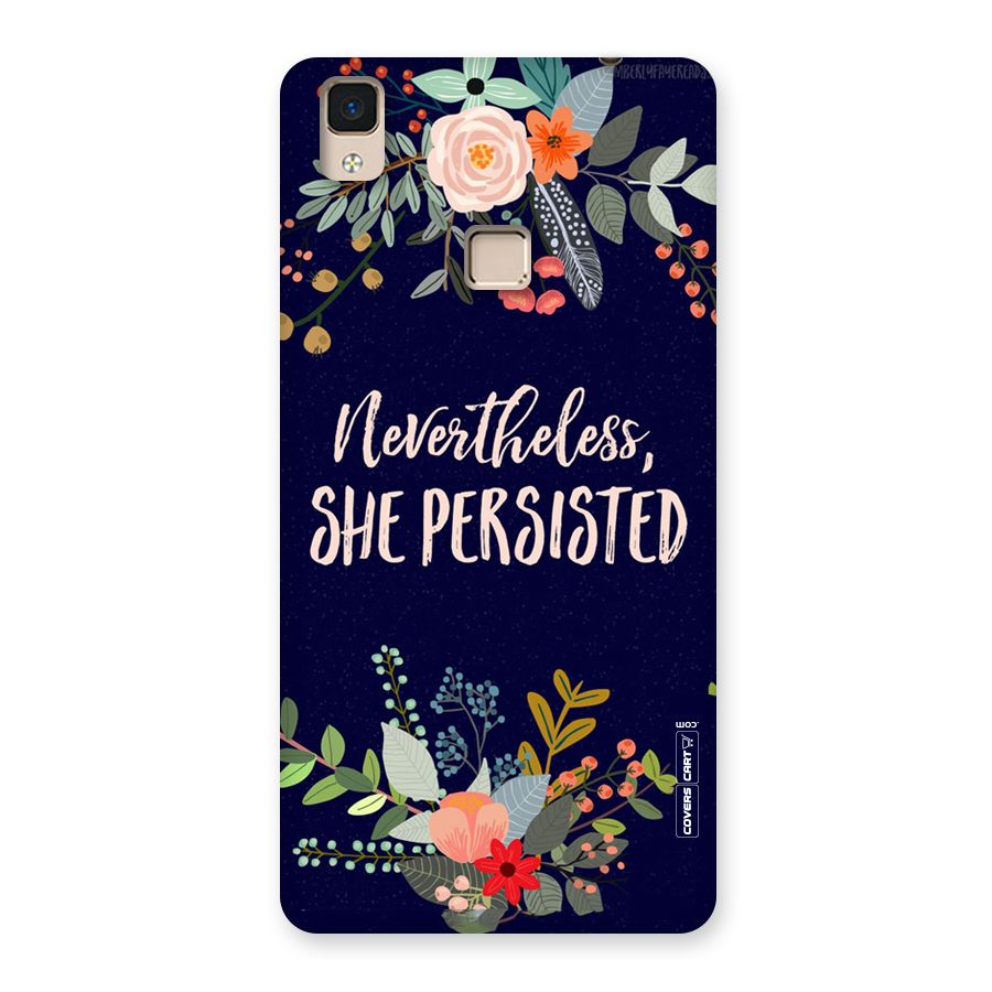 She Persisted Back Case for V3 Max