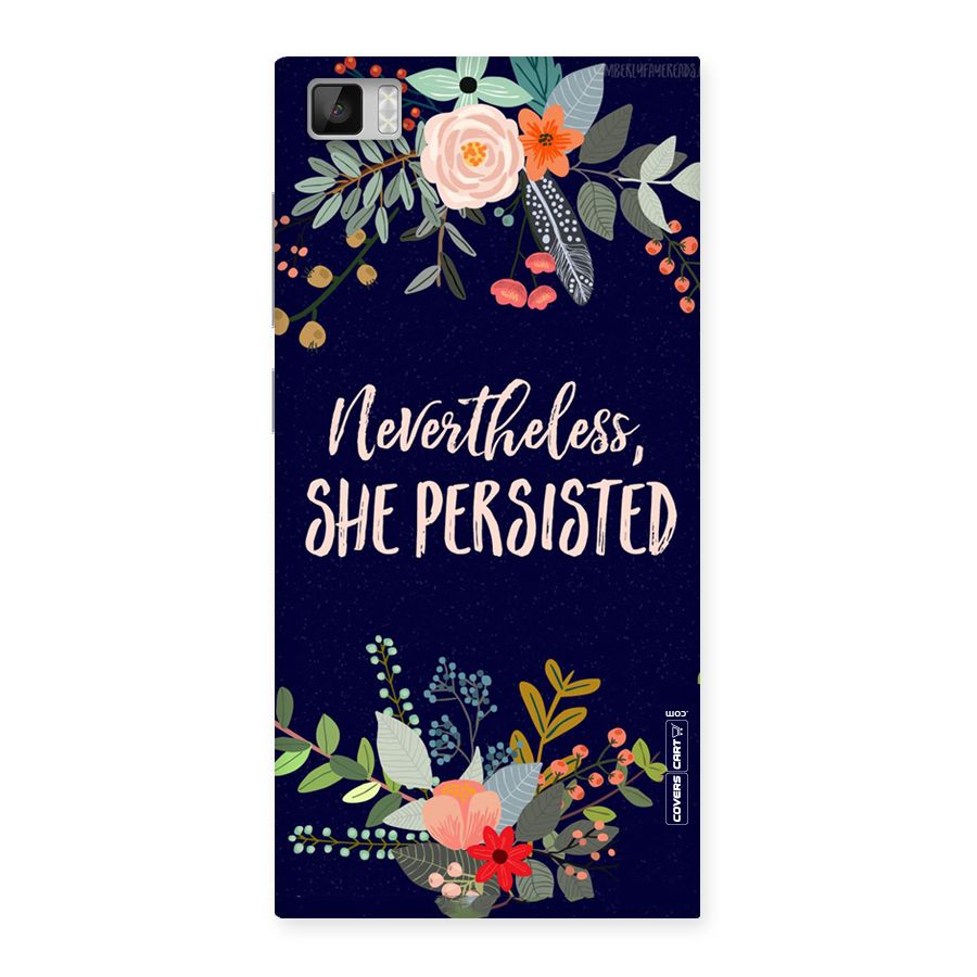 She Persisted Back Case for Xiaomi Mi3