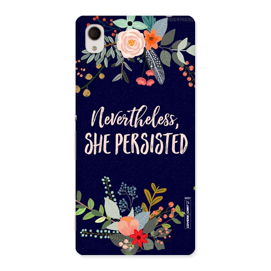 She Persisted Back Case for Xperia M4 Aqua