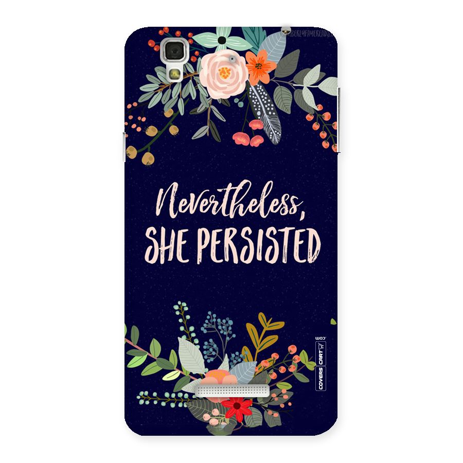 She Persisted Back Case for Yu Yureka