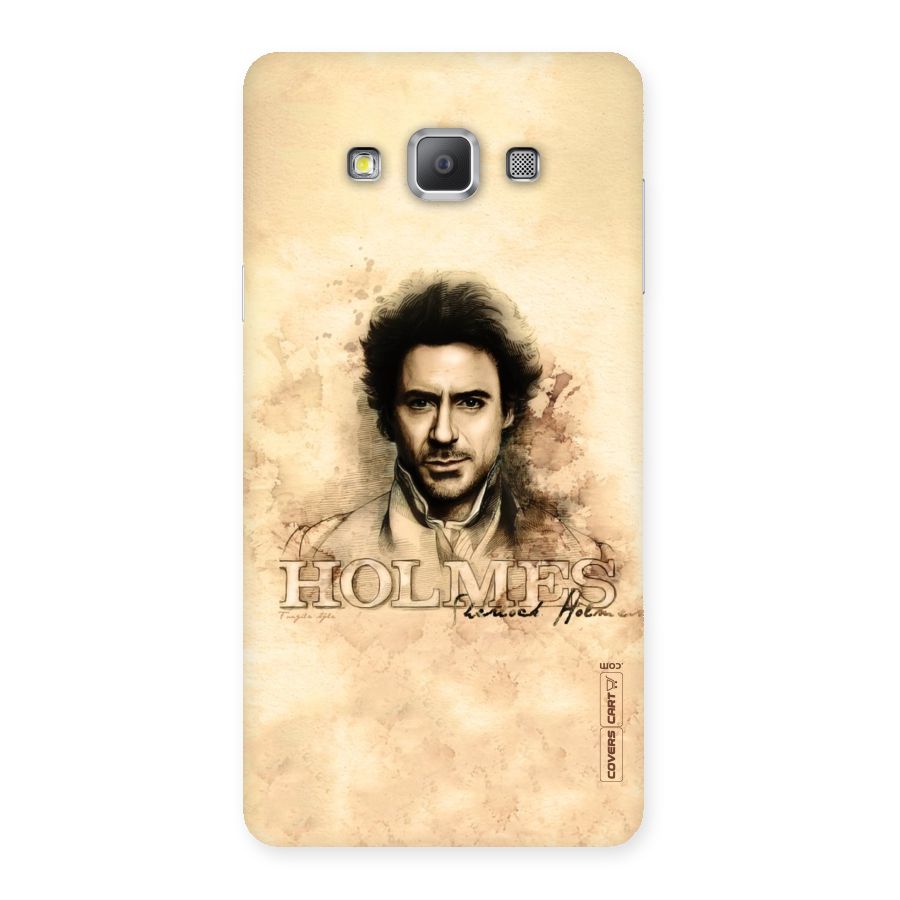 Sherlock Holmes Fan Art Back Case for Galaxy A7