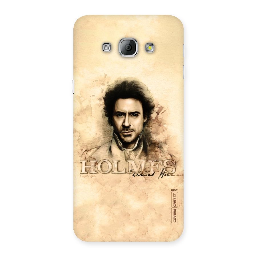Sherlock Holmes Fan Art Back Case for Galaxy A8