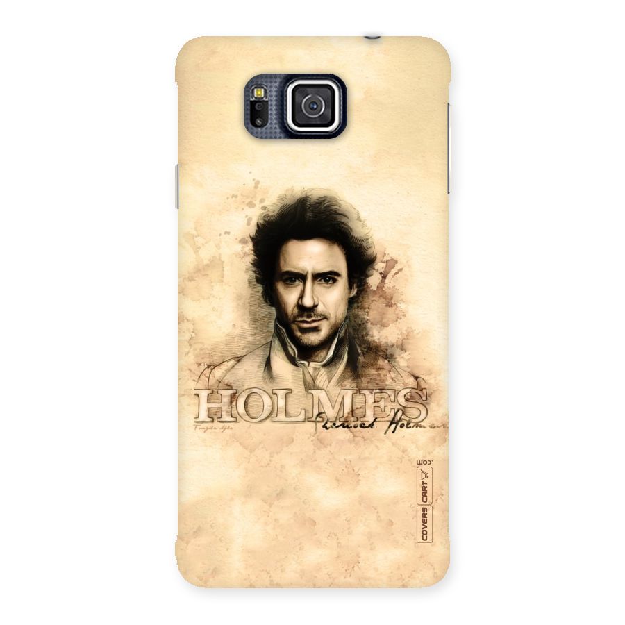 Sherlock Holmes Fan Art Back Case for Galaxy Alpha