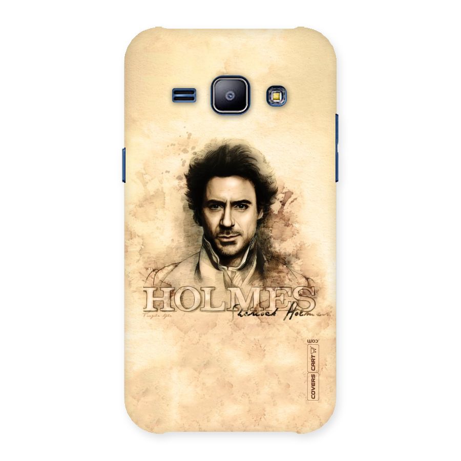 Sherlock Holmes Fan Art Back Case for Galaxy J1