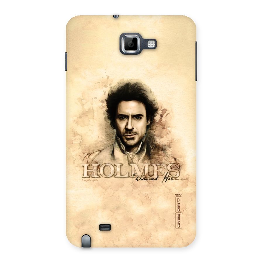Sherlock Holmes Fan Art Back Case for Galaxy Note