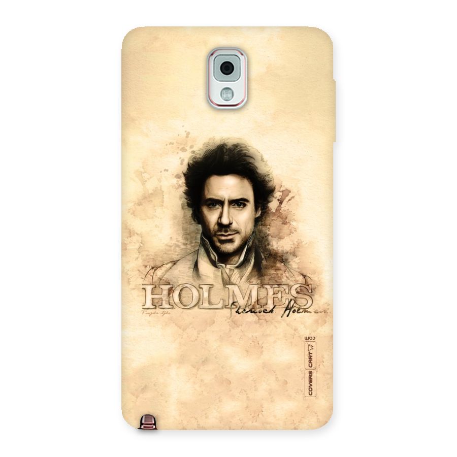 Sherlock Holmes Fan Art Back Case for Galaxy Note 3
