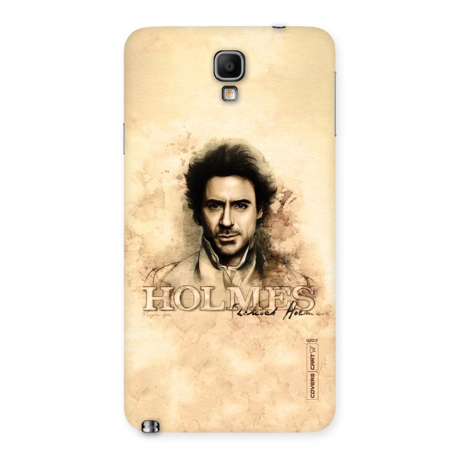 Sherlock Holmes Fan Art Back Case for Galaxy Note 3 Neo
