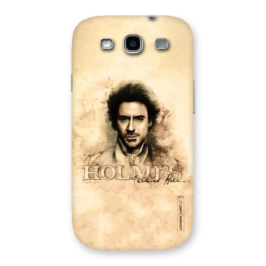 Sherlock Holmes Fan Art Back Case for Galaxy S3