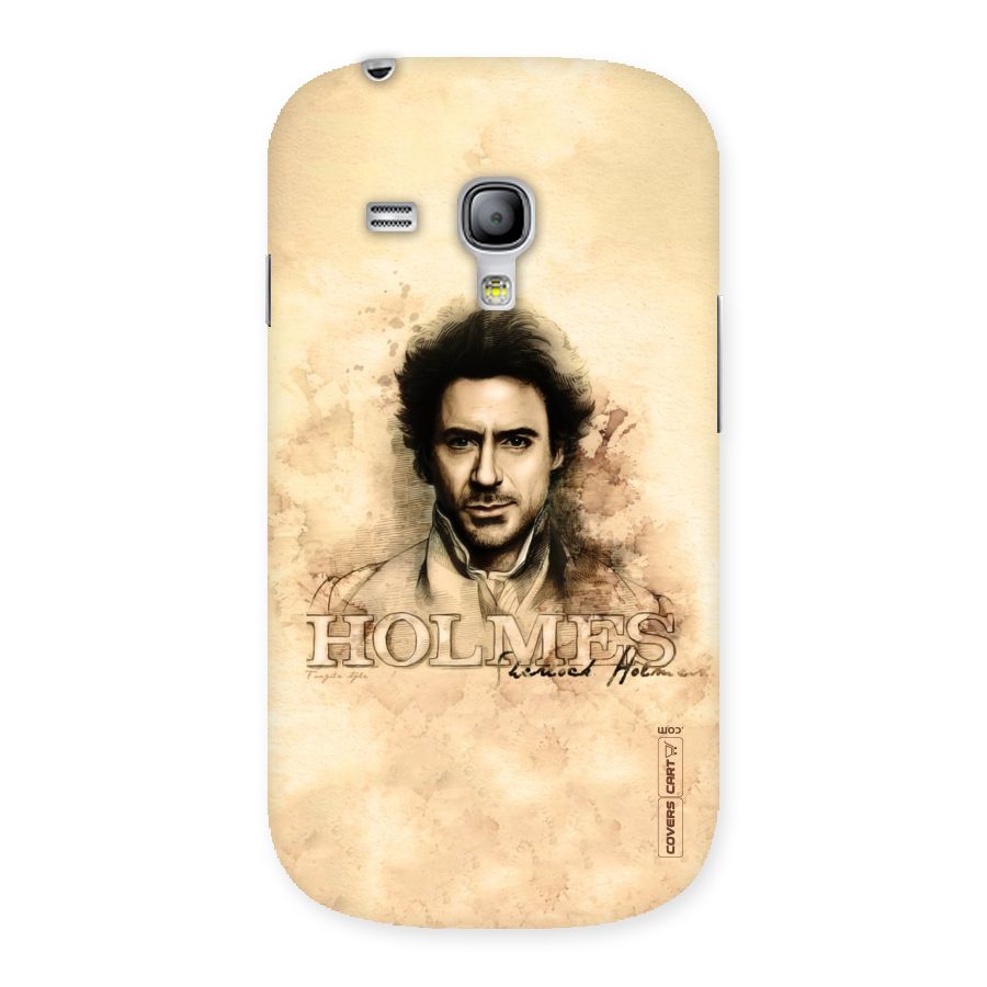 Sherlock Holmes Fan Art Back Case for Galaxy S3 Mini