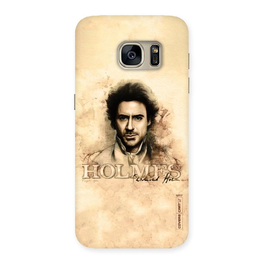 Sherlock Holmes Fan Art Back Case for Galaxy S7