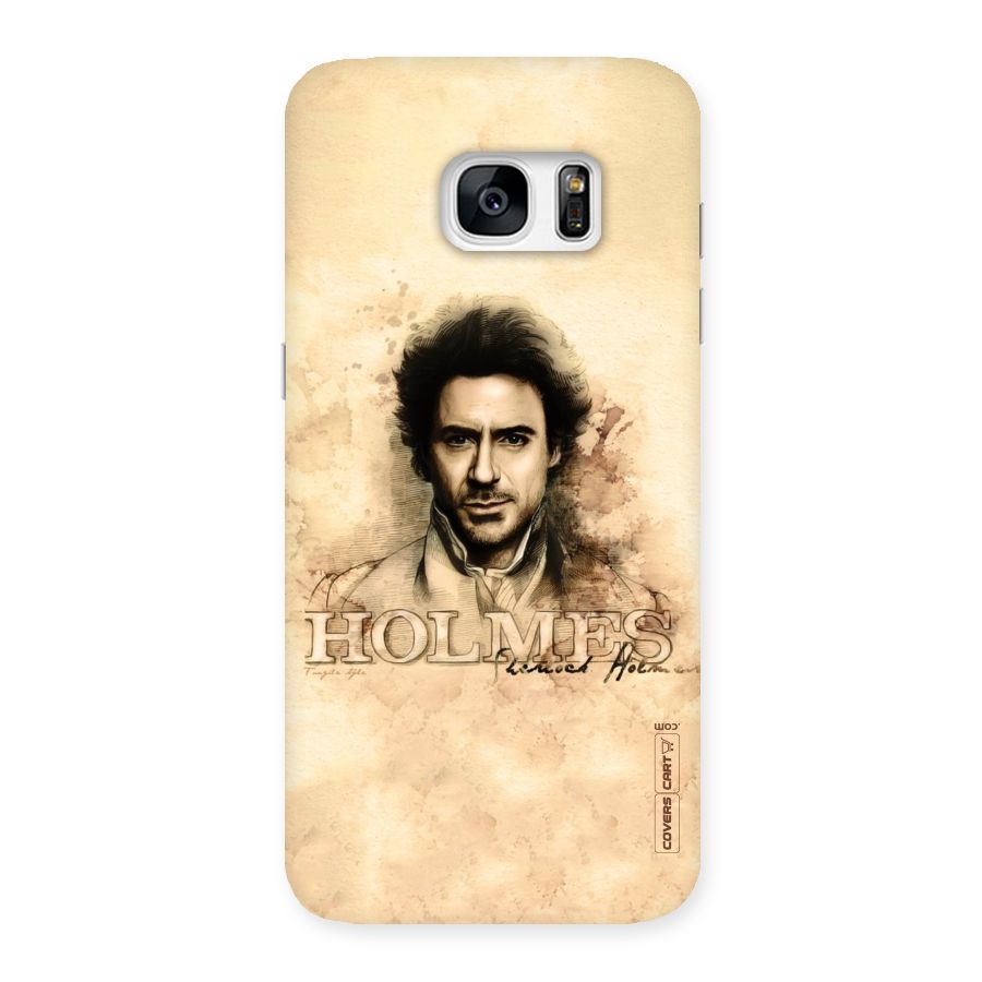 Sherlock Holmes Fan Art Back Case for Galaxy S7 Edge