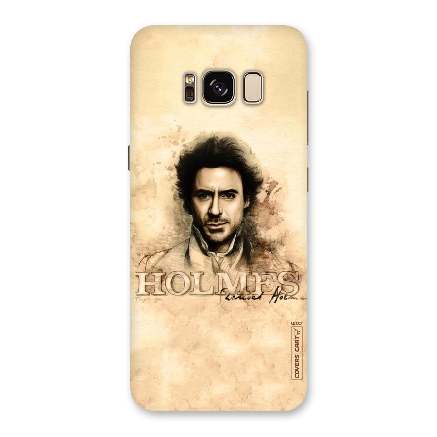 Sherlock Holmes Fan Art Back Case for Galaxy S8