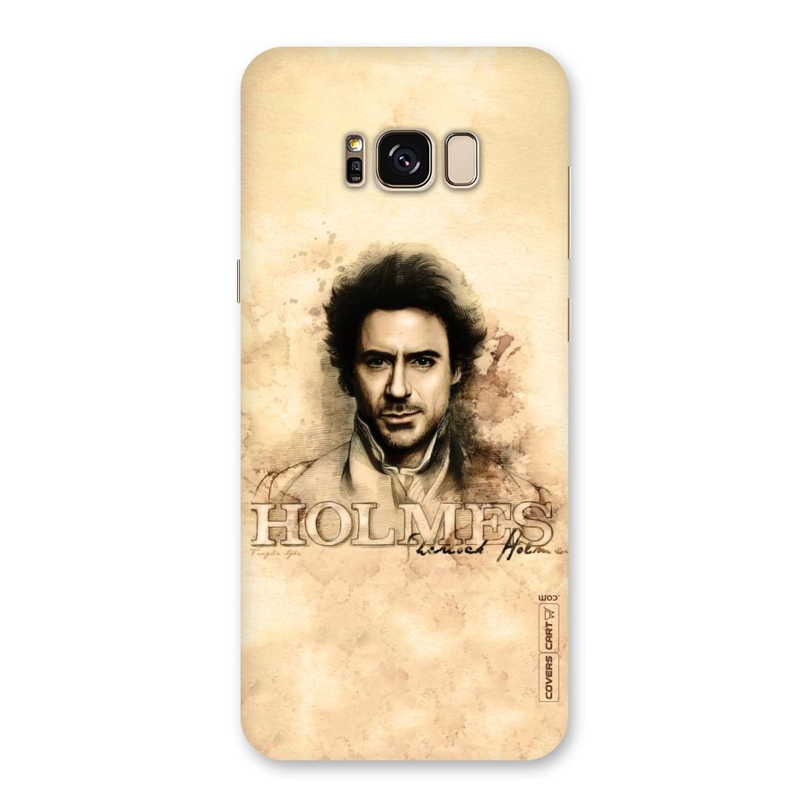 Sherlock Holmes Fan Art Back Case for Galaxy S8 Plus