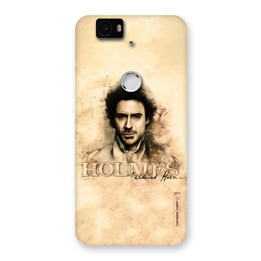 Sherlock Holmes Fan Art Back Case for Google Nexus-6P
