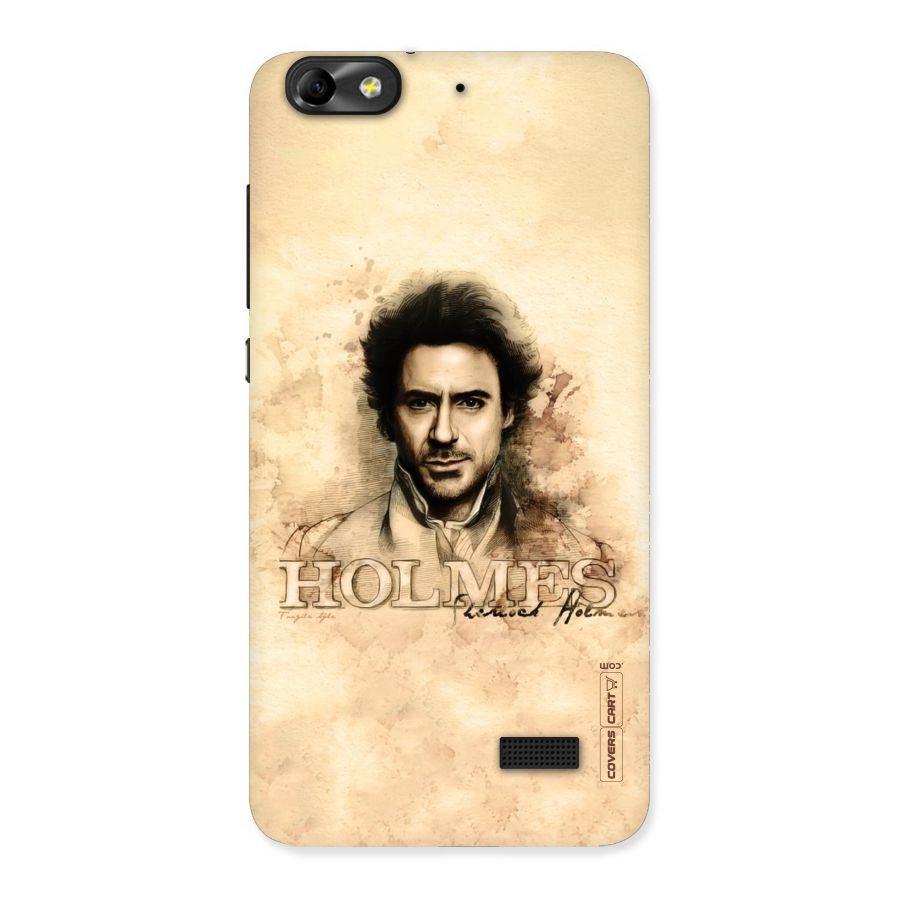 Sherlock Holmes Fan Art Back Case for Honor 4C