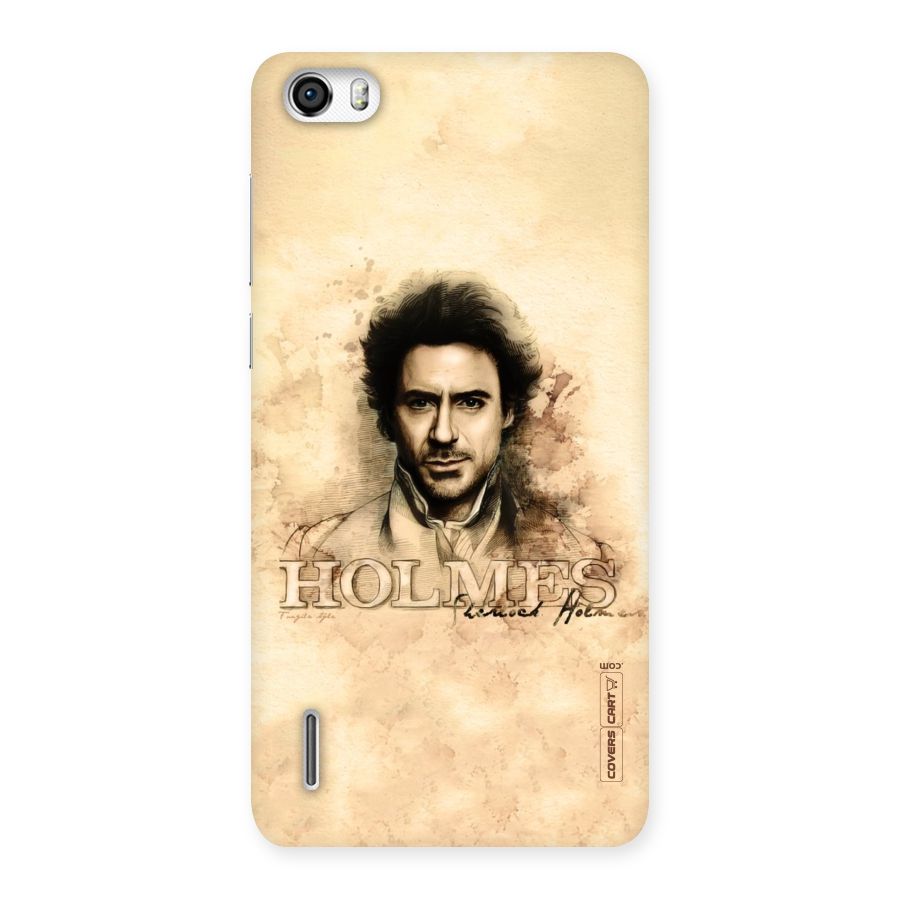 Sherlock Holmes Fan Art Back Case for Honor 6