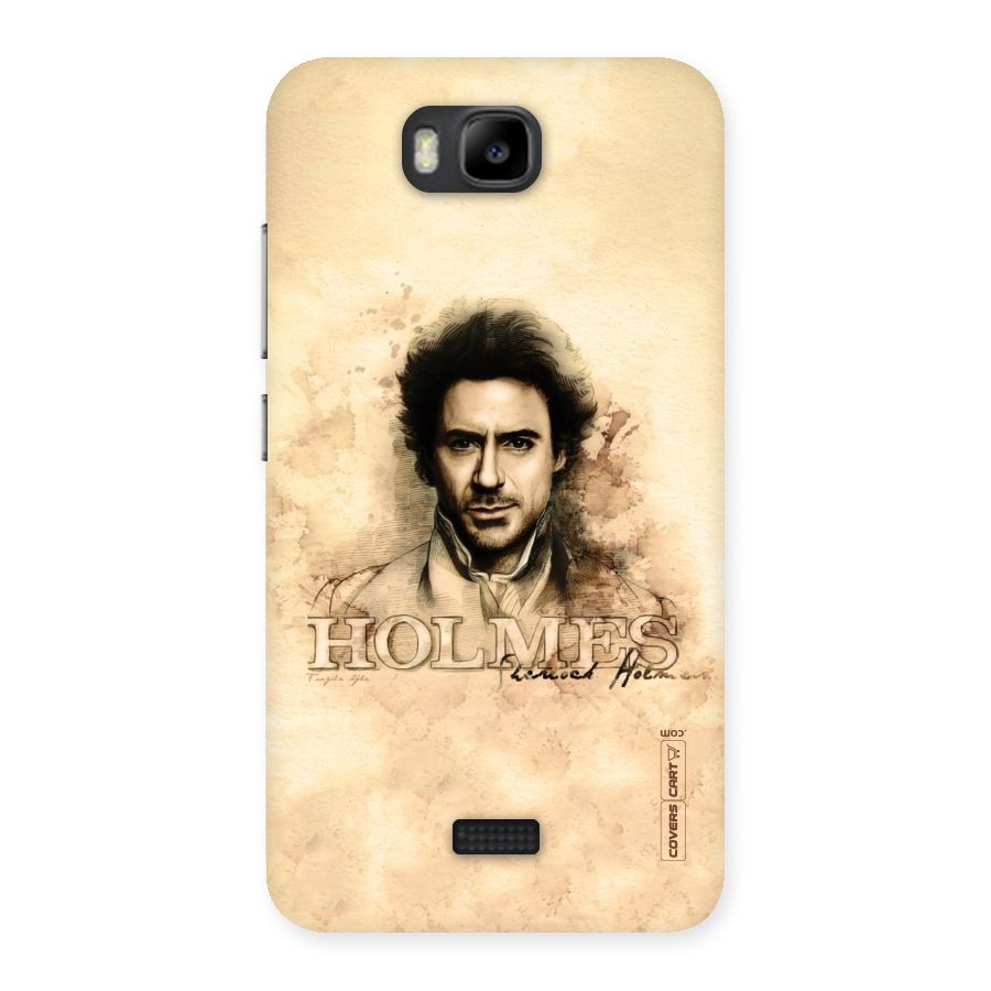 Sherlock Holmes Fan Art Back Case for Honor Bee
