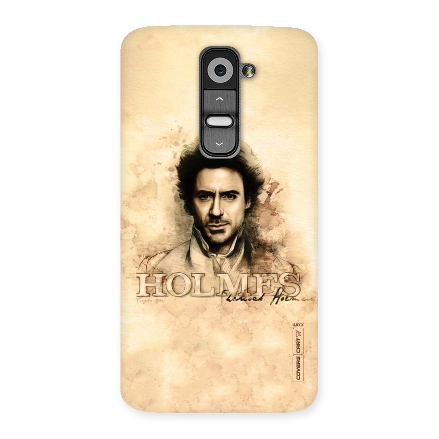 Sherlock Holmes Fan Art Back Case for LG G2