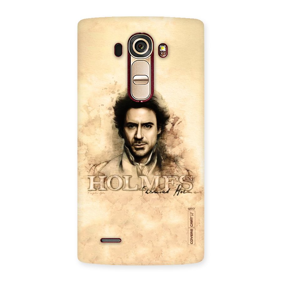 Sherlock Holmes Fan Art Back Case for LG G4