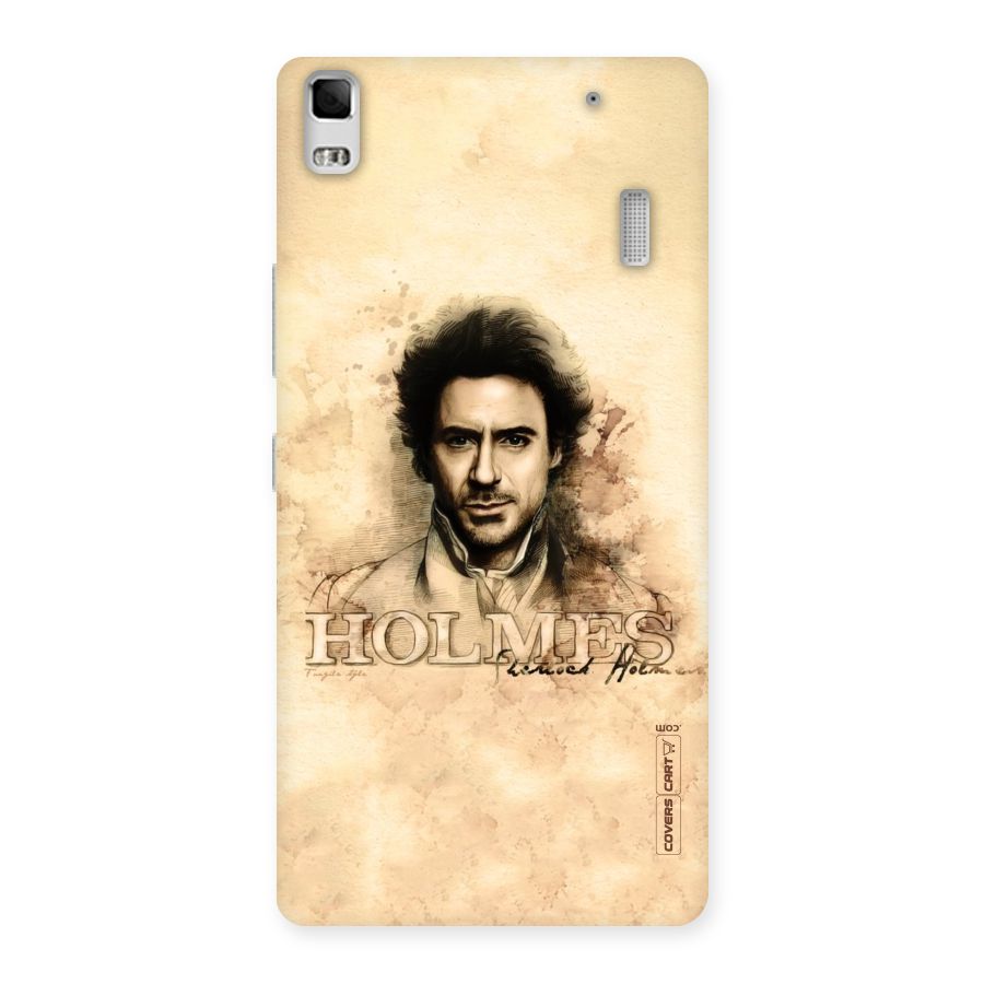 Sherlock Holmes Fan Art Back Case for Lenovo A7000