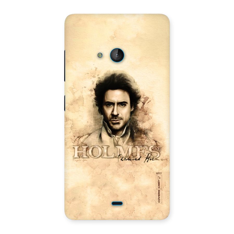 Sherlock Holmes Fan Art Back Case for Lumia 540