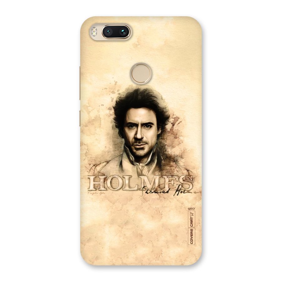 Sherlock Holmes Fan Art Back Case for Mi A1