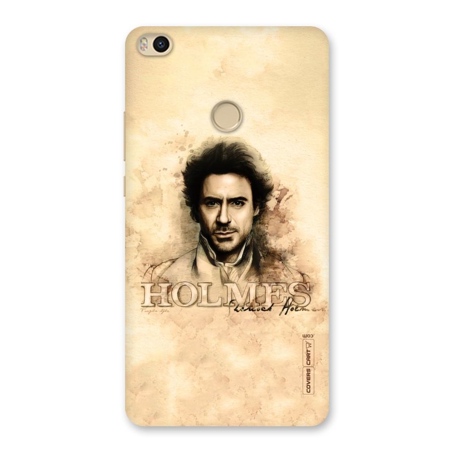 Sherlock Holmes Fan Art Back Case for Mi Max 2