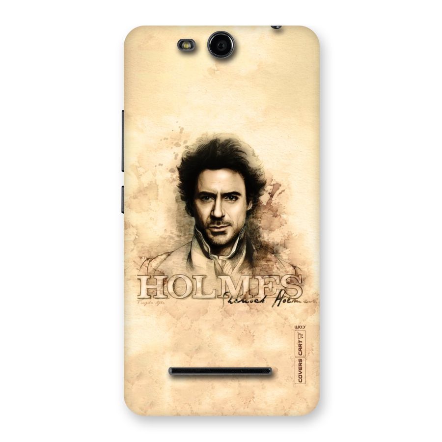Sherlock Holmes Fan Art Back Case for Micromax Canvas Juice 3 Q392