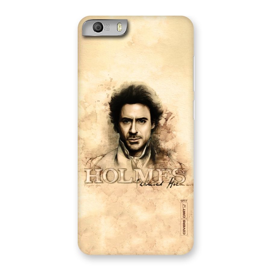 Sherlock Holmes Fan Art Back Case for Micromax Canvas Knight 2