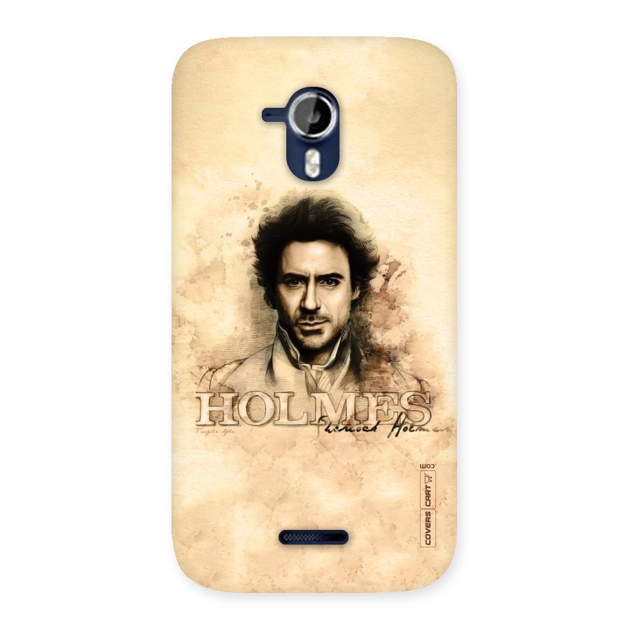 Sherlock Holmes Fan Art Back Case for Micromax Canvas Magnus A117
