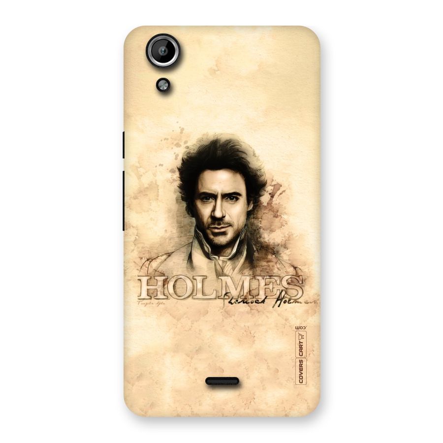 Sherlock Holmes Fan Art Back Case for Micromax Canvas Selfie Lens Q345
