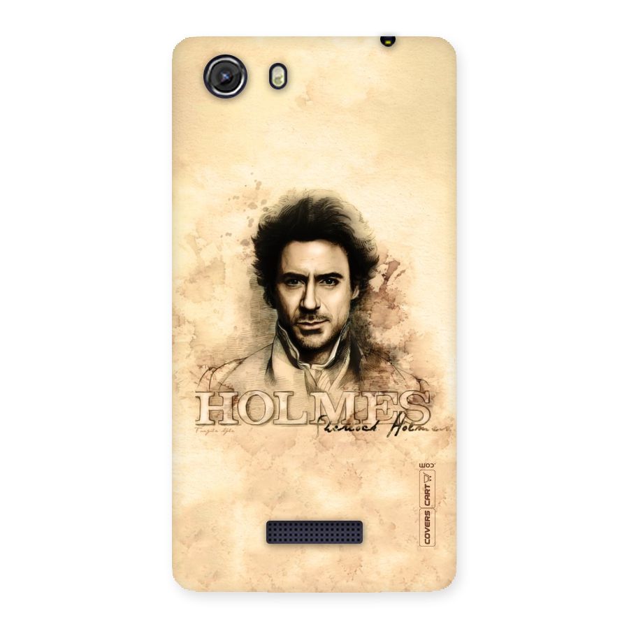 Sherlock Holmes Fan Art Back Case for Micromax Unite 3