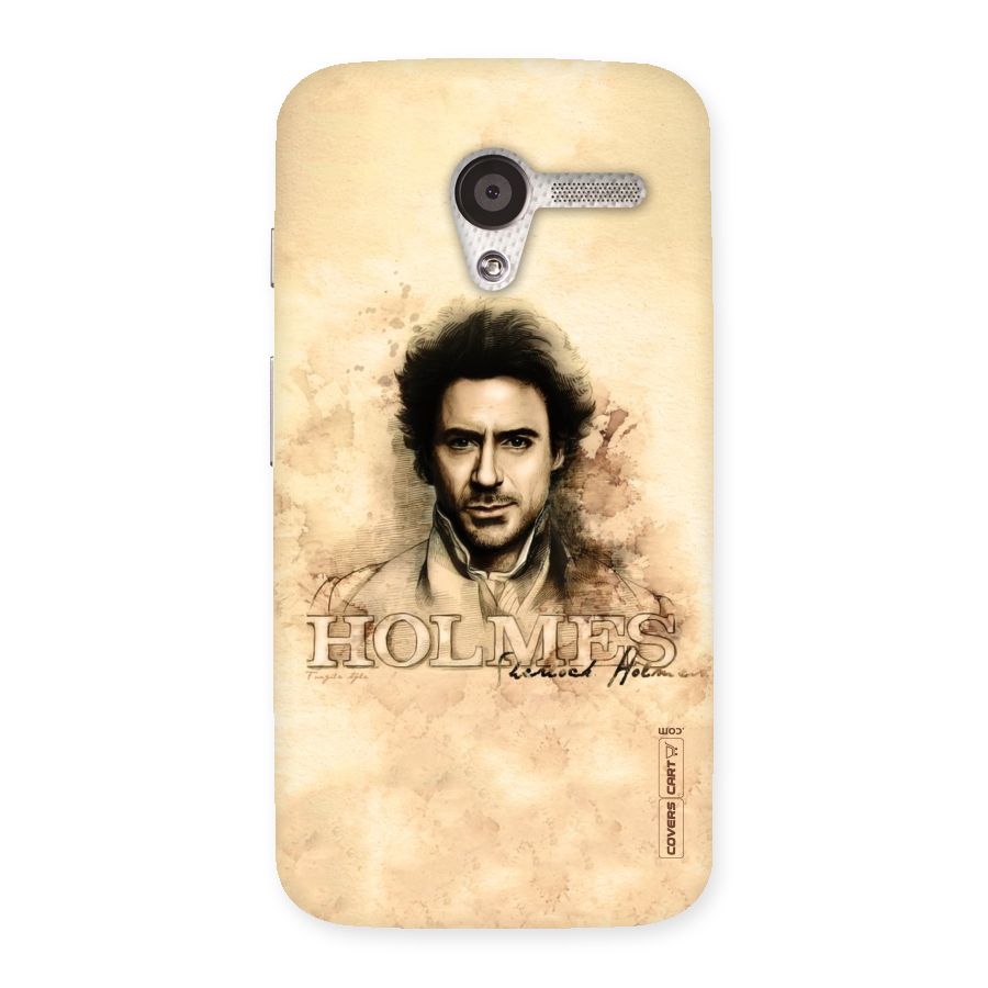 Sherlock Holmes Fan Art Back Case for Moto X
