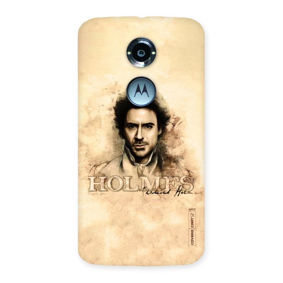 Sherlock Holmes Fan Art Back Case for Moto X 2nd Gen