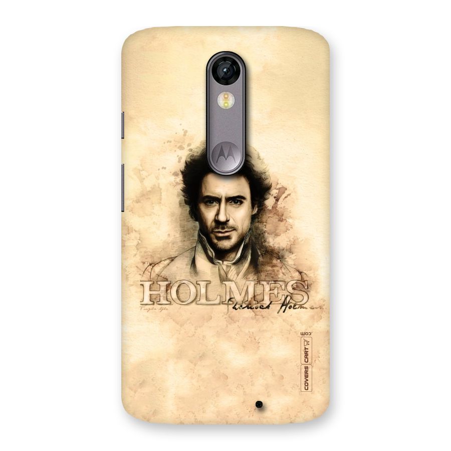 Sherlock Holmes Fan Art Back Case for Moto X Force