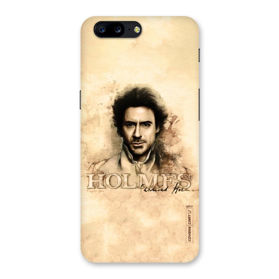 Sherlock Holmes Fan Art Back Case for OnePlus 5