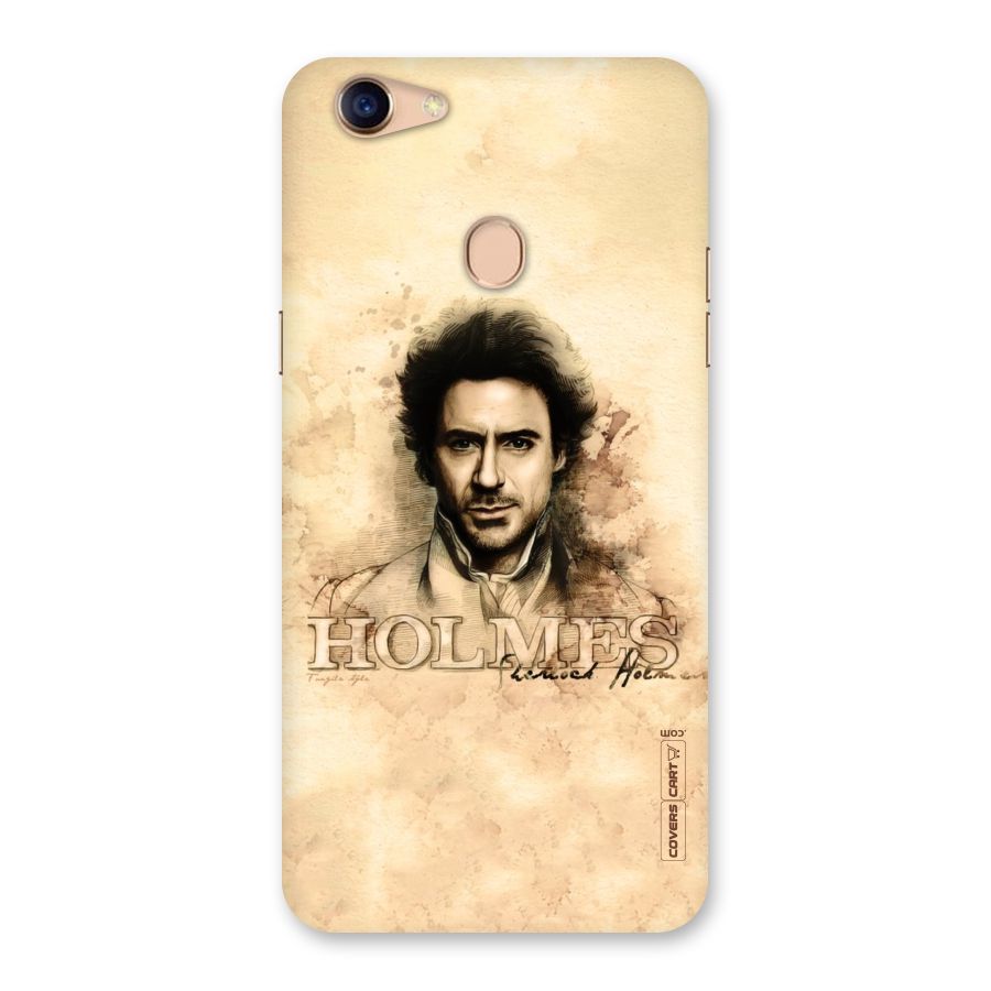 Sherlock Holmes Fan Art Back Case for Oppo F5