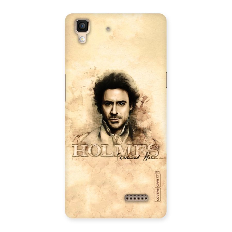 Sherlock Holmes Fan Art Back Case for Oppo R7