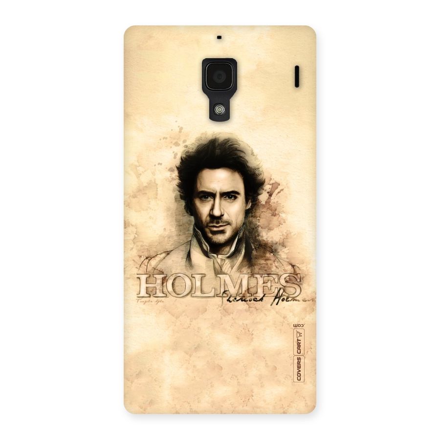 Sherlock Holmes Fan Art Back Case for Redmi 1S