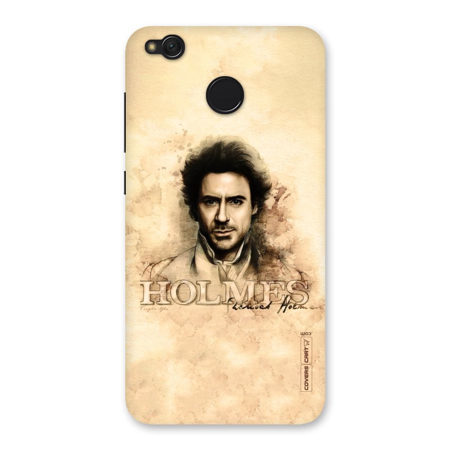 Sherlock Holmes Fan Art Back Case for Redmi 4