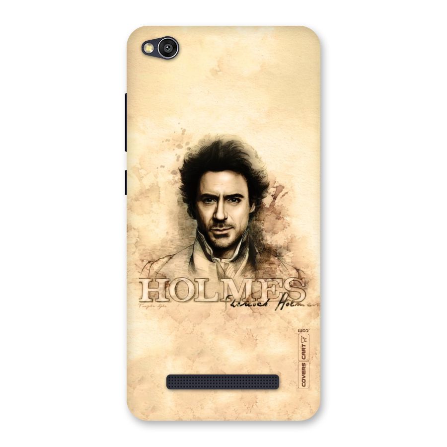 Sherlock Holmes Fan Art Back Case for Redmi 4A