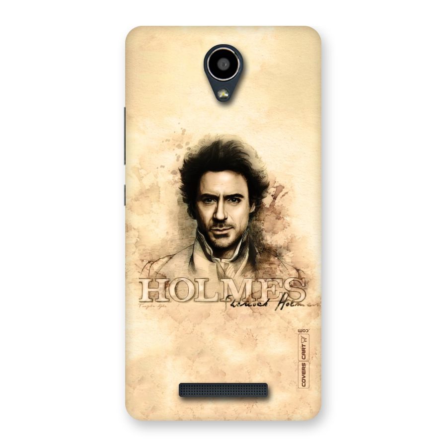 Sherlock Holmes Fan Art Back Case for Redmi Note 2