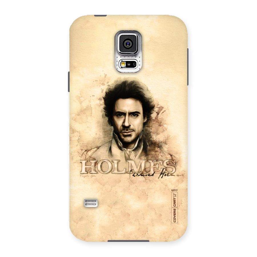 Sherlock Holmes Fan Art Back Case for Samsung Galaxy S5