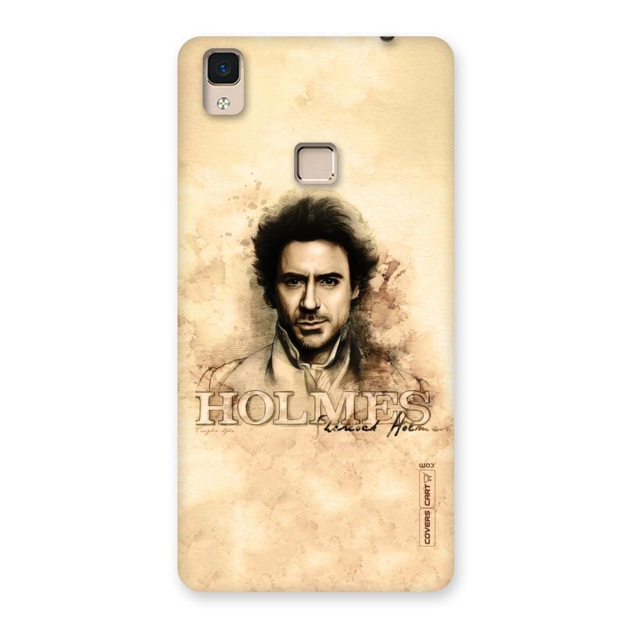 Sherlock Holmes Fan Art Back Case for V3 Max