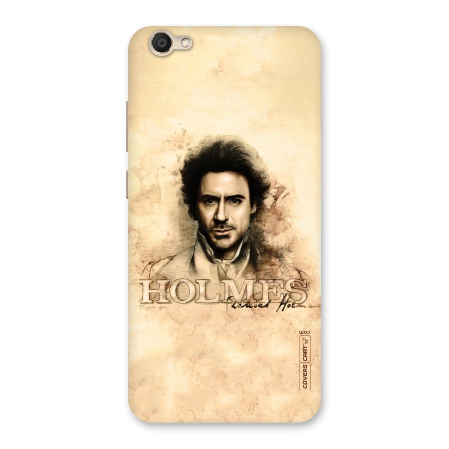 Sherlock Holmes Fan Art Back Case for Vivo V5