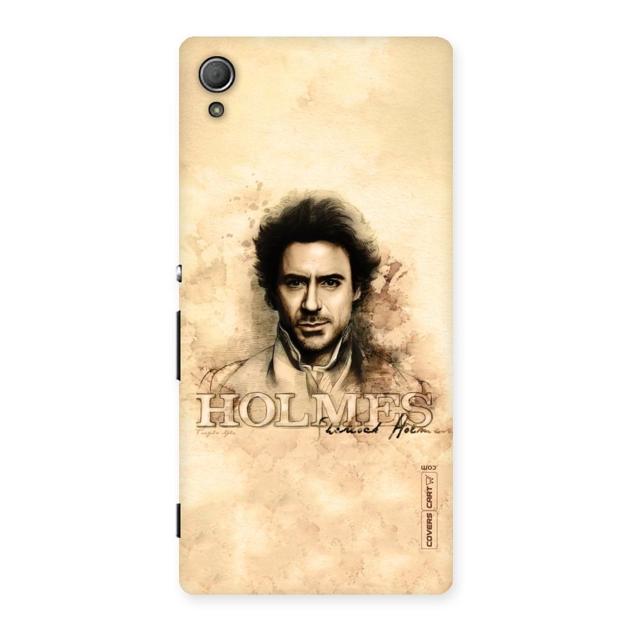 Sherlock Holmes Fan Art Back Case for Xperia Z4