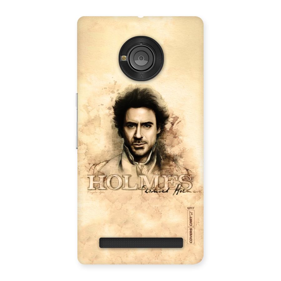Sherlock Holmes Fan Art Back Case for Yu Yunique