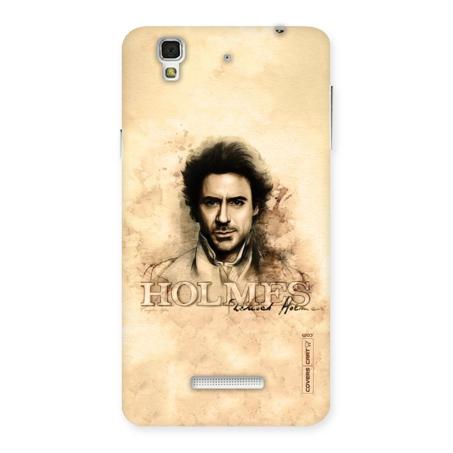Sherlock Holmes Fan Art Back Case for Yu Yureka